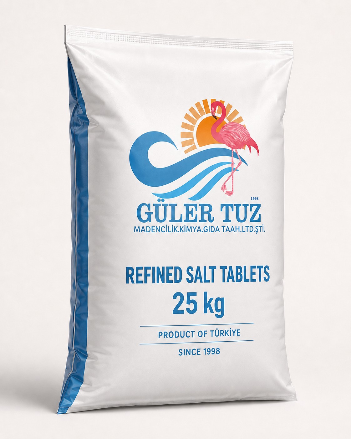 Pakovanje rafinisane tablet soli Güler Tuz od 25 kg
